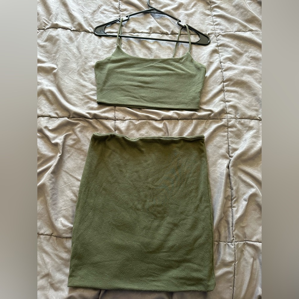 Green two piece
